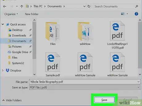 Image titled Convert a Google Doc to a PDF on PC or Mac Step 7