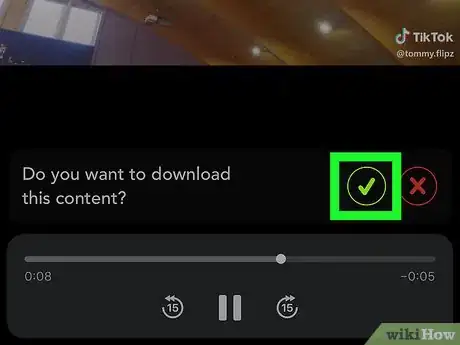Image titled Save a TikTok Video in Your Gallery on iPhone or iPad Step 17