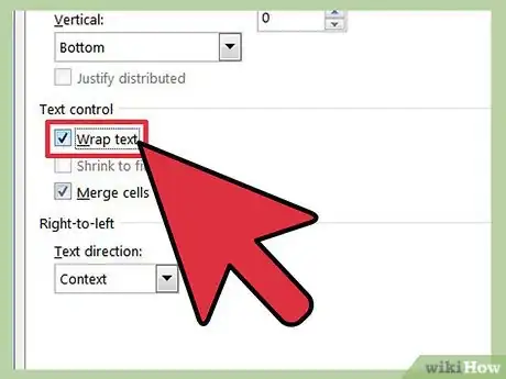 Image titled Wrap in Excel Step 8