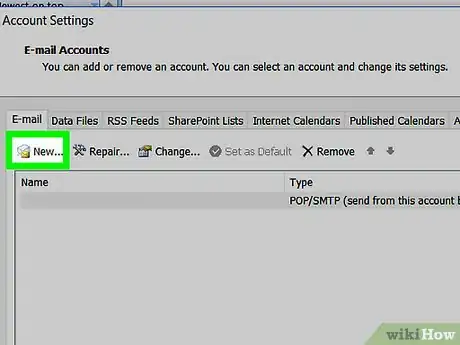Image titled Add a Mailbox in Outlook on PC or Mac Step 6