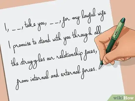 Image titled Write Same Sex Marriage Vows Step 13