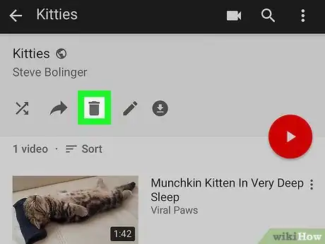 Image titled Delete a YouTube Playlist on iPhone or iPad Step 4
