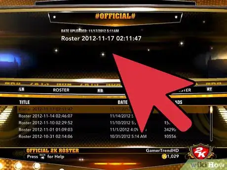 Image titled Update Rosters on NBA 2K13 Step 7