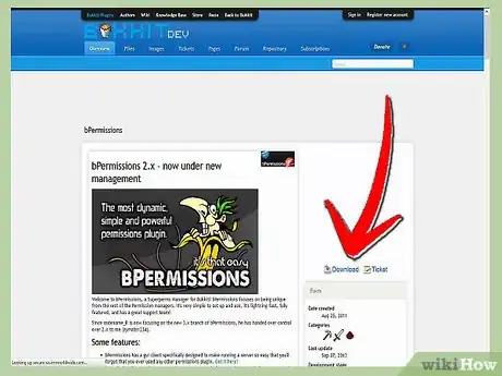Image titled Set up Bpermissions for a Minecraft Bukkit Server Step 1