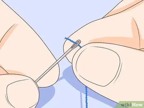 Image titled Do a Woven Wheel Stitch Step 1