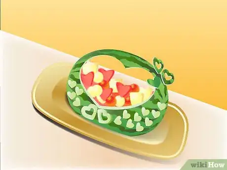 Image titled Carve a Watermelon into a Heart Basket Step 7