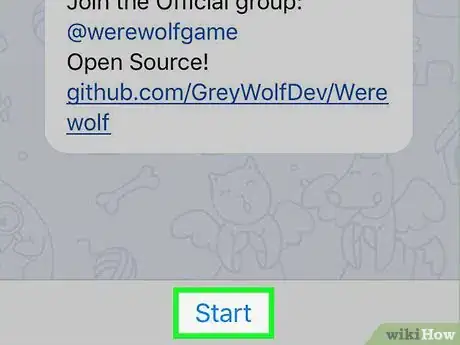 Image titled Play Werewolf on Telegram on iPhone or iPad Step 5
