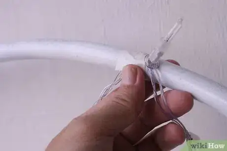 Image titled Make an Outdoor Chandelier with Icicle Christmas Lights Step 7