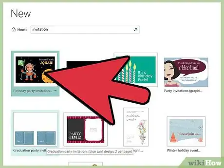 Image titled Create an Invitation in Microsoft Publisher Step 1