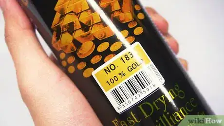 Image titled Spray Paint with Gold Step 3