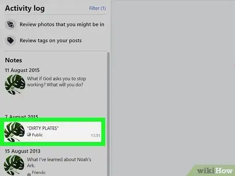 Image titled Write a Note on Facebook Step 8