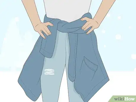 Image titled Wear a Denim Jacket in Winter Step 7
