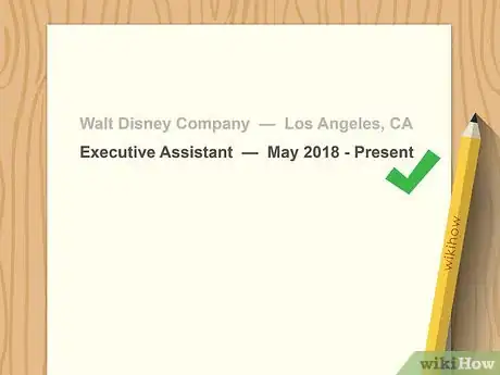 Image titled Show a Promotion on a Resume Step 2