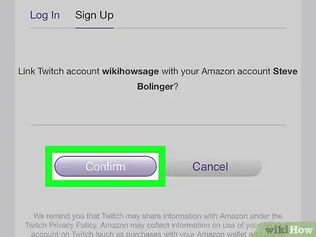 Image titled Link Twitch with Amazon Prime on iPhone or iPad Step 7