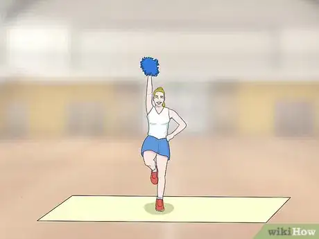 Image titled Do a Cheerleading Cupie Step 1