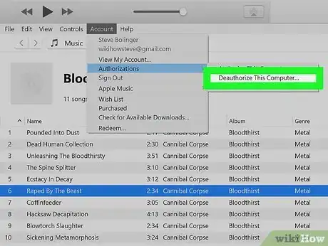 Image titled Deauthorize iTunes Step 4