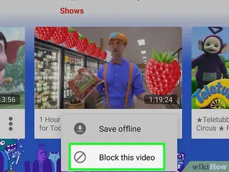 Image titled Block Videos on the YouTube App Step 5