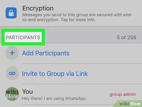Image titled Change the Group Admin on WhatsApp on iPhone or iPad Step 5