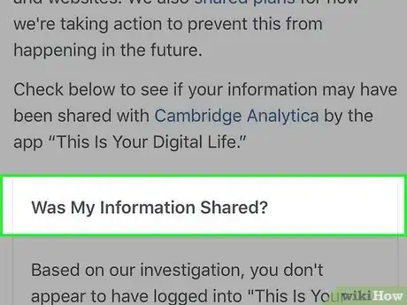 Image titled Know if Your Facebook Data Was Shared with Cambridge Analytica Step 11