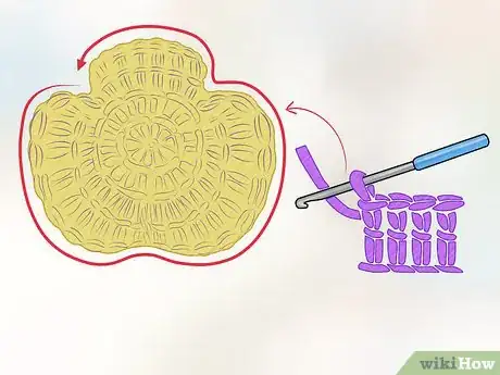 Image titled Crochet Pansy Flowers Step 11