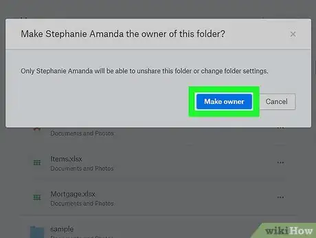 Image titled Transfer Ownership of Dropbox Files and Folders on PC or Mac Step 11