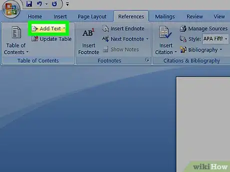 Image titled Create a Table of Contents for a Word Document Step 5