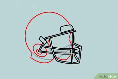 Image titled Draw a Football Helmet Step 14