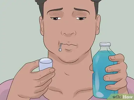 Image titled Take Care of a Lip Piercing Step 5