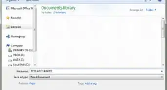 Save a Document in a Windows Based System