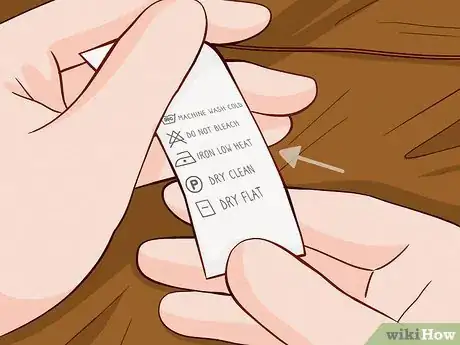 Image titled Wash a Faux Suede Skirt Step 1