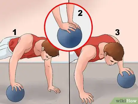 Image titled Do Medicine Ball Pushups Step 4