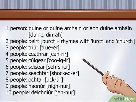 Image titled Count to 10 in Irish Step 3
