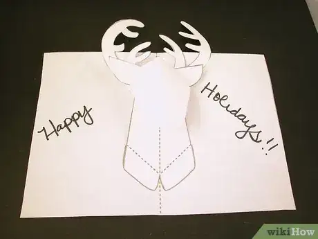 Image titled Make a Reindeer Pop up Card (Robert Sabuda Method) Step 21