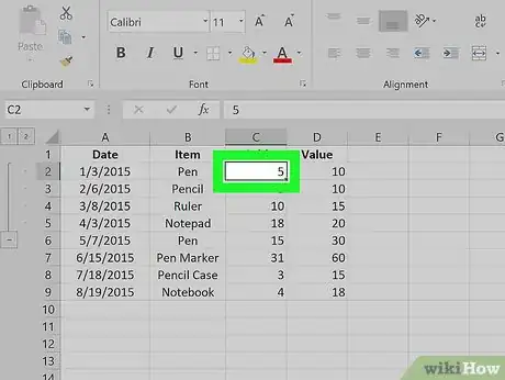 Image titled Change Text to Numbers in Excel Step 2