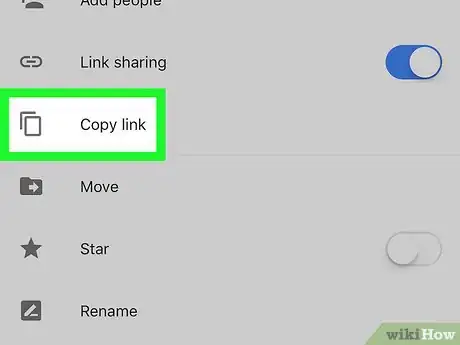 Image titled Share a Folder on Google Drive on iPhone or iPad Step 3