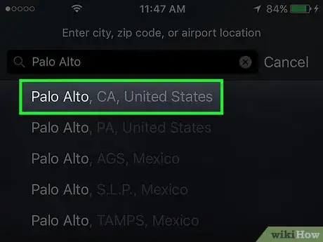 Image titled See Another City's Weather on an iPhone Step 5