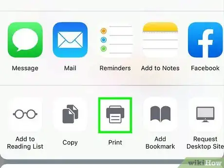Image titled Print an Evite Invitation on iPhone or iPad Step 3
