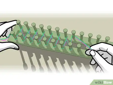 Image titled Knit a Scarf on a Loom Step 06