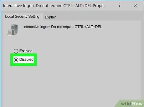 Image titled Enable Control‐Alt‐Delete on Logon Step 10