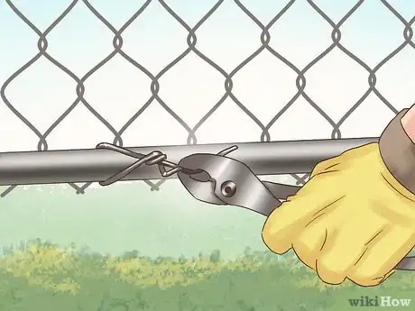 Image titled Repair a Chain Link Fence Step 12