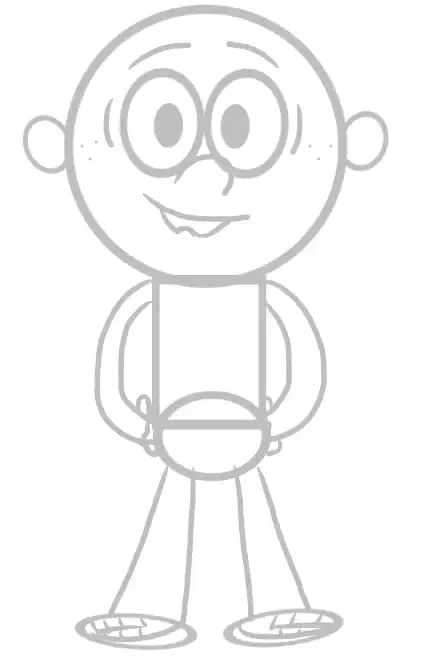 Image titled How to Draw Lincoln Loud from The Loud House Step 4.png