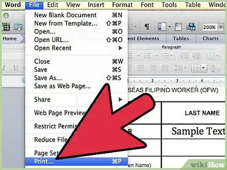 Image titled Fill Out Paper Forms with MS Word Step 11