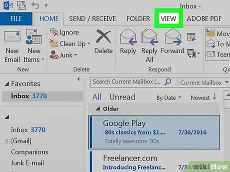 Image titled Turn Off the Reading Pane in Outlook Step 2