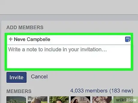 Image titled Invite People to a Facebook Group on a PC or Mac Step 5