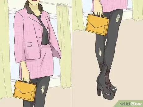 Image titled Style Black Tights Step 3