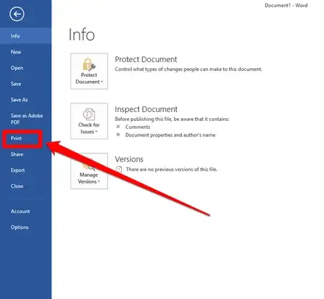 Image titled Print a Word Document Without Comments in Word 2013 Step 7.png