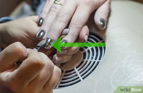 Image titled Use Mirror Powder on Nails Step 4