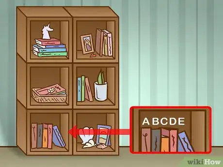 Image titled Decorate a Bookshelf Step 8