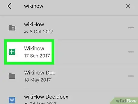 Image titled Search Within a Folder on Google Drive on iPhone or iPad Step 4