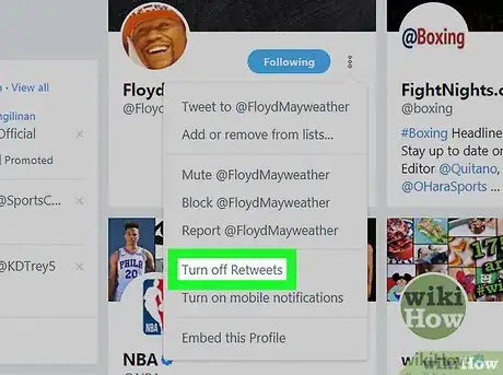 Image titled Turn Off Someone's Twitter Retweets on PC or Mac Step 4